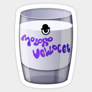 A Glass of Moloko Sticker